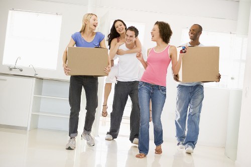Professional local removals team preparing a move in Westham