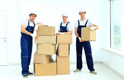 Removal van loaded for a local move in Westham