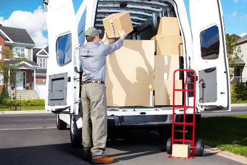 Organized packing supplies for removals and storage in Westham