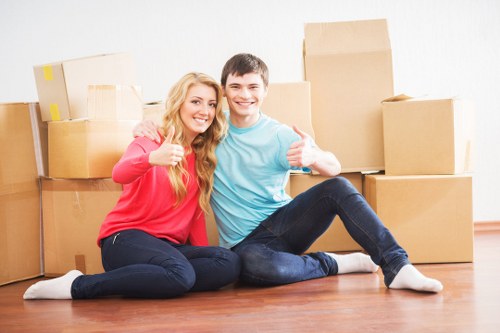 Specialist packing supplies and labeled boxes for Westham moves